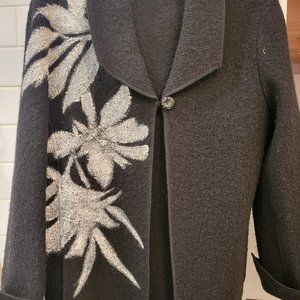 Lightweight Wool Hand Painted Jacket